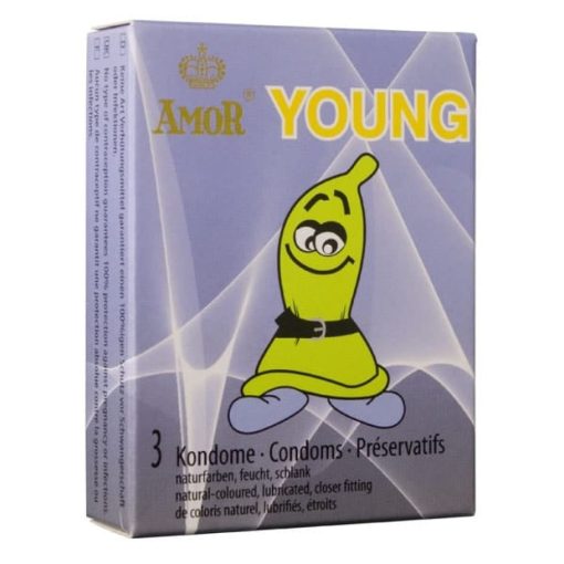 AMOR YOUNG / 3 pcs content Óvszer