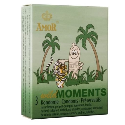 AMOR Wild Moments / 3 pcs content Óvszer