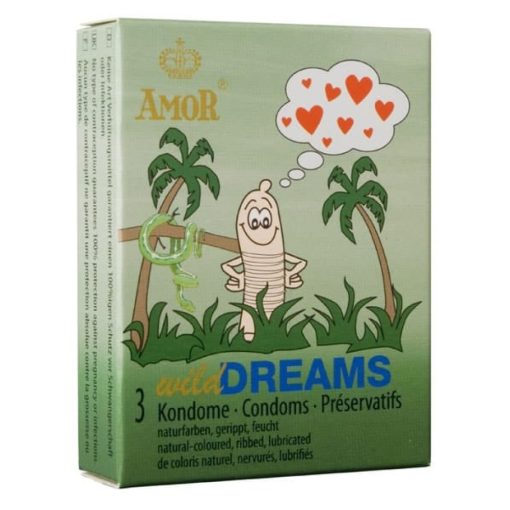 AMOR Wild Dreams / 3 pcs content Óvszer