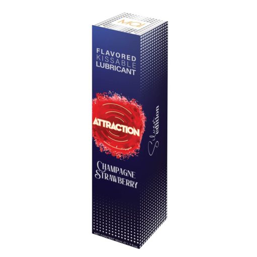 LUBRICANT ATTRACTION CHAMPAGNE STRAWBERRY 50 ML Vízbázisú Síkosító