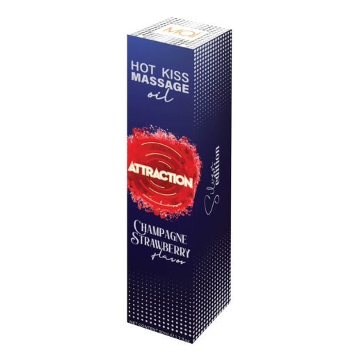 MASSAGE OIL  ATTRACTION CHAMPAGNE STRAWBERRY 50 ML Masszázsgyertya/olaj