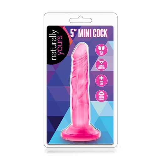 Naturally Yours 5 inch Mini Cock Pink Dildó