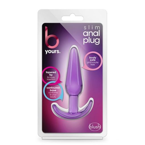 B YOURS SLIM ANAL PLUG PURPLE Fenékdugó