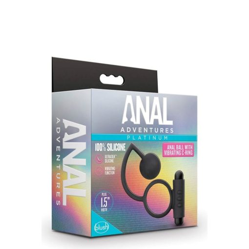 ANAL ADVENTURES ANAL BALL WITH C-RING Fenékdugó