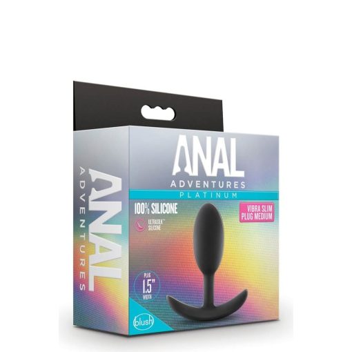 ANAL ADVENTURES VIBRA SLIM PLUG - MEDIUM Fenékdugó