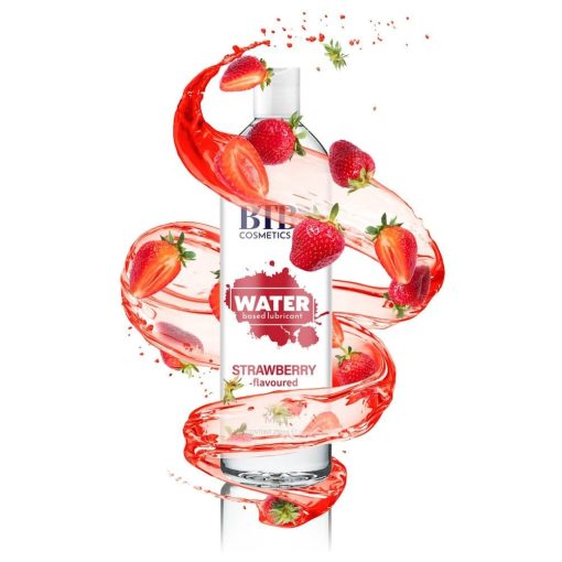 BTB WATER BASED FLAVORED STRAWBERRY LUBRICANT 250ML Vízbázisú Síkosító