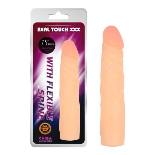 Real Touch XXX With Flexible Spine 7.5 inch Dildó