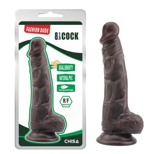 Fashion Dude 8.5 Inch Cock Brown Dildó