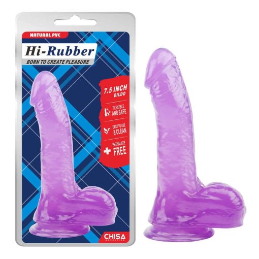 7.5 Inch Dildo-Purple Dildó