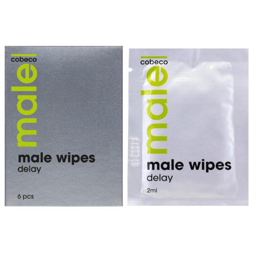 MALE Cobeco Wipes Delay (6x2.5ml) (en/de/fr/es/it/nl) Késleltető termék