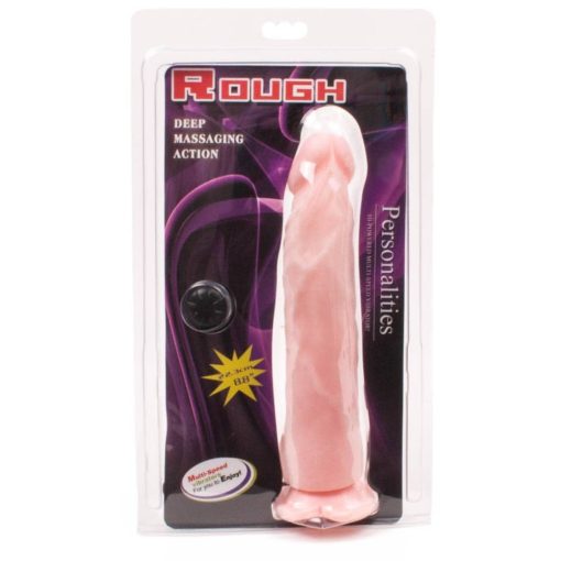 Rough Vibrator With Suction Cup Flesh Realisztikus vibrátor