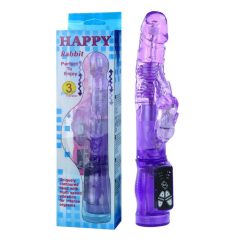   Happy Rabbit Rotation & Wave Vibrator Purple Nonfiguratív Vibrátor