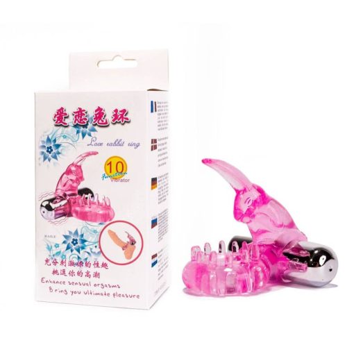 Cock Ring With Bullet Vibrator Pink 1 Péniszgyűrű/Mandzsetta