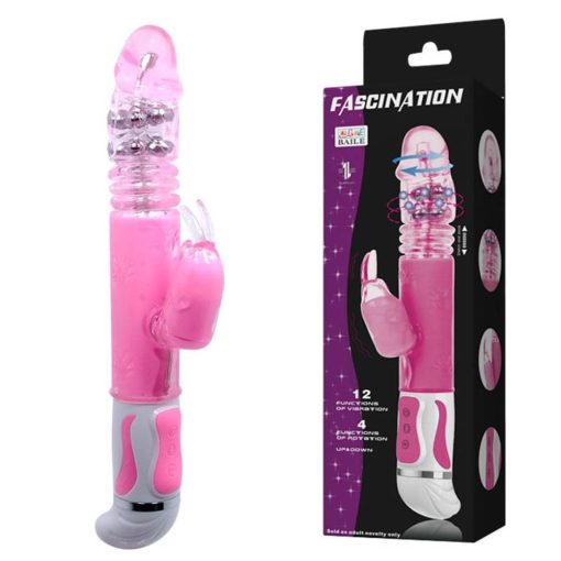 Fascination Bunny Vibrator Pink 2 Nonfiguratív Vibrátor