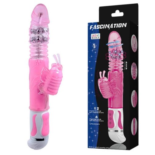 Fascination Bunny Vibrator Pink 3 Nonfiguratív Vibrátor