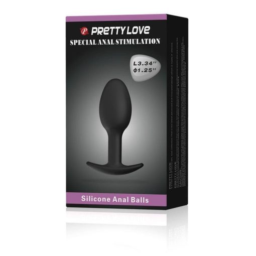 Pretty Love Heavy Balls Silicone Butt Plug 1 Fenékdugó