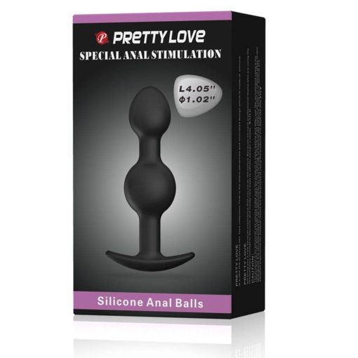 Pretty Love Heavy Balls Silicone Butt Plug 2 Fenékdugó