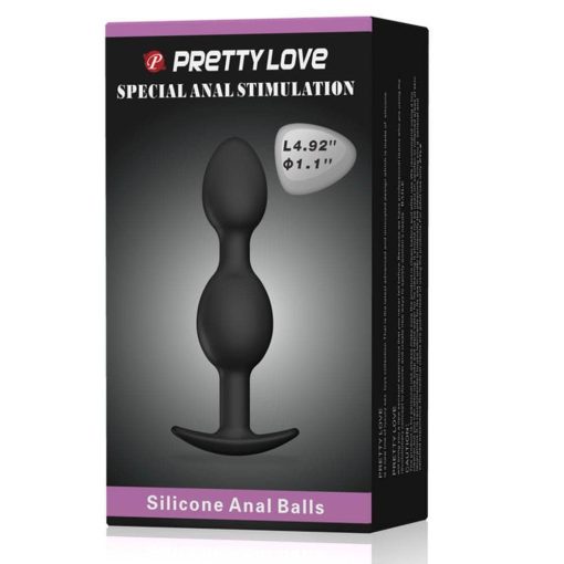 Pretty Love Heavy Balls Silicone Butt Plug 3 Fenékdugó