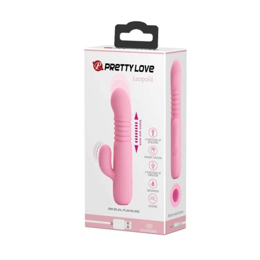 Pretty Love Leopold Baby Pink Nonfiguratív Vibrátor