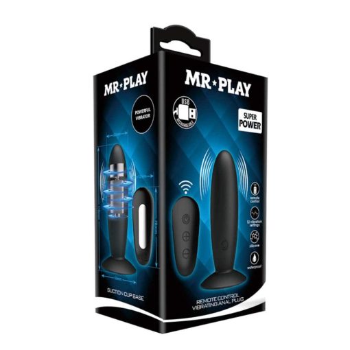 Mr. Play Remote Control Vibrating Anal Plug Fenékdugó