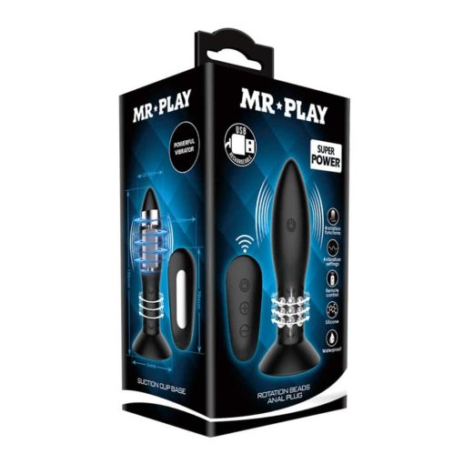 Mr. Play Rotation Beads Anal Plug Fenékdugó