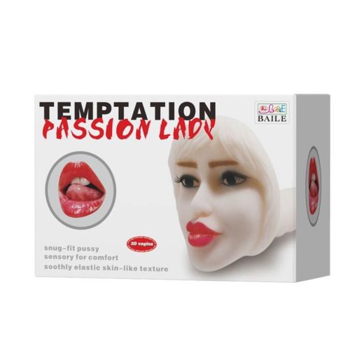 Temptation Passion Lady Snug-Fit Mouth Férfi maszturbátor