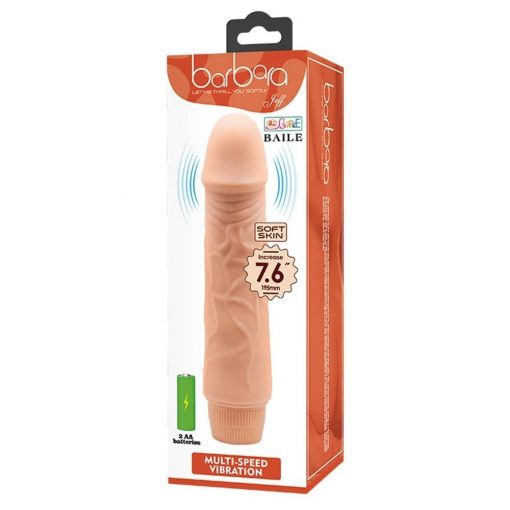 Barbara Jeff  Realistic Multi-Speed Vibrator 7,6" Realisztikus vibrátor