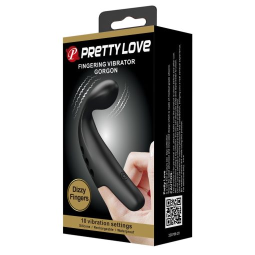 Pretty Love Gorgon Fingering Vibrator Purple Ujjazó