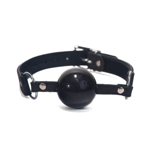 Silicone Ball Gag Black Szájpöcök