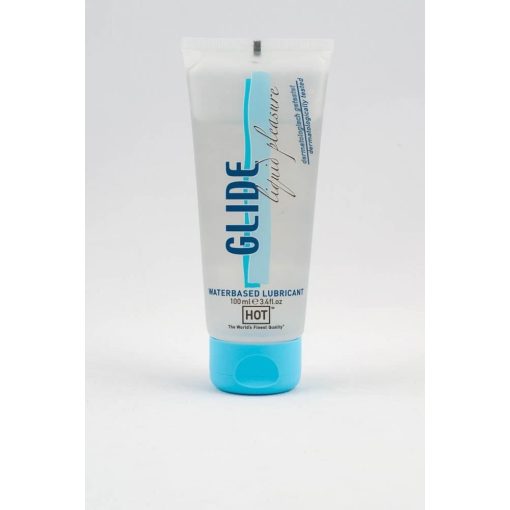 HOT Glide Liquid Pleasure - waterbased lubricant 100 ml Vízbázisú Síkosító