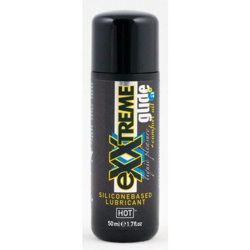 HOT eXXtreme Glide - siliconebased lubricant + comfort oil a+ 50 ml Szilikonbázísú síkosító