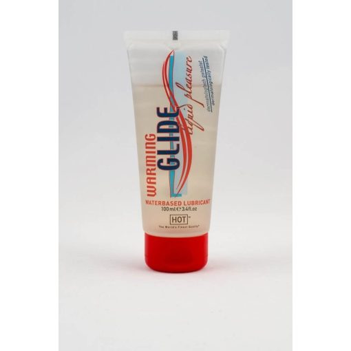 HOT Warming Glide Liquid Pleasure - waterbased lubricant 100 ml Vízbázisú Síkosító