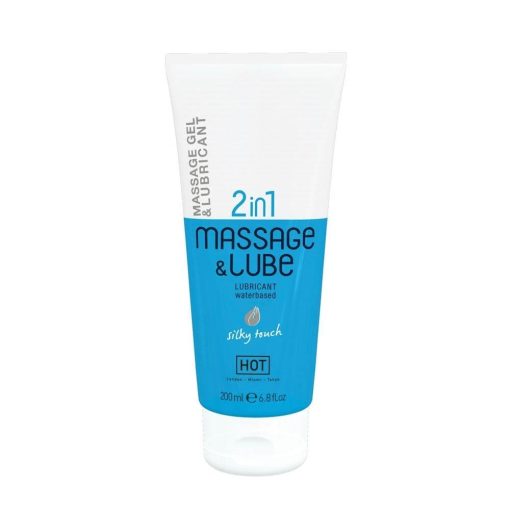 HOT Massage & Glide Gel 2in1 Silky Touch  200 ml Masszázsgyertya/olaj