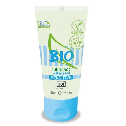 HOT BIO lubricant waterbased Sensitiv 50 ml Vízbázisú Síkosító