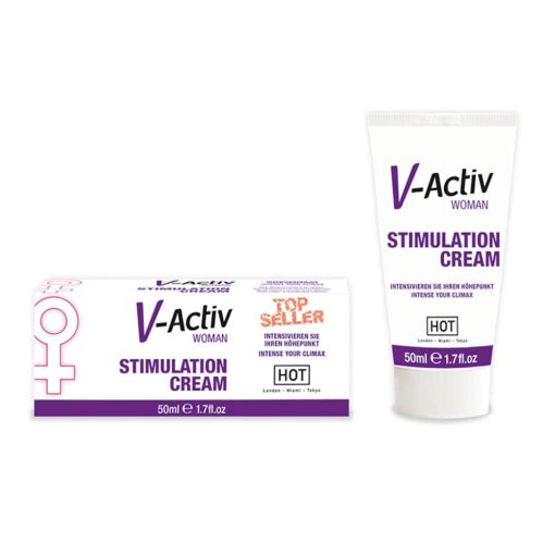 HOT V-Activ stimulation cream for women 50 ml Vágyfokozó