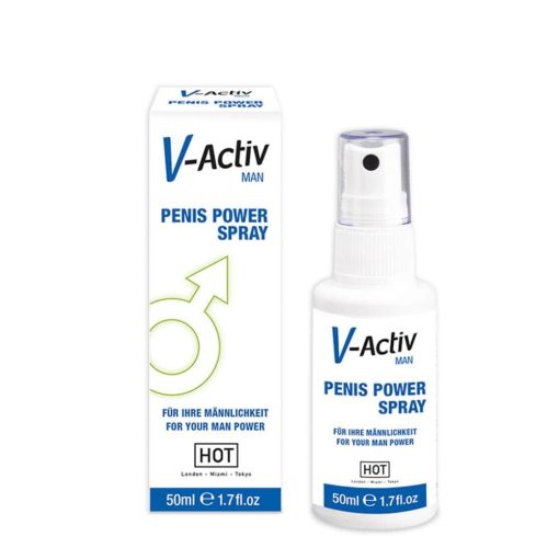 HOT V-Activ penis power spray for men  50 ml Vágyfokozó