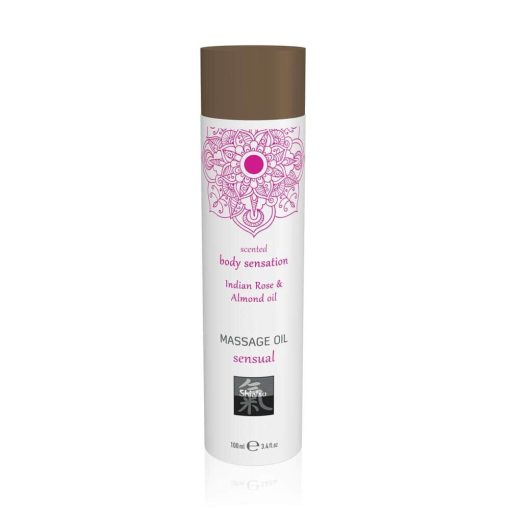 Massage oil sensual - Indian Rose & Almond oil 100ml Masszázsgyertya/olaj