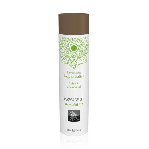 Massage oil stimulation - Lotus & Coconut oil 100ml Masszázsgyertya/olaj