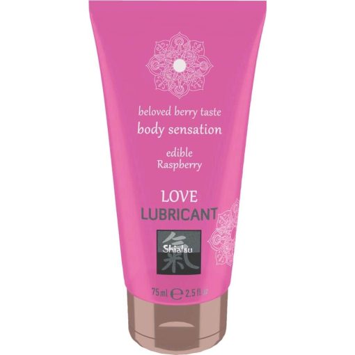 Love Lubricant edible - Raspberry 75ml Vízbázisú Síkosító