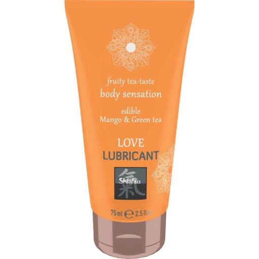 Love Lubricant edible - Mango & Green Tea 75ml Vízbázisú Síkosító