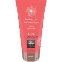   Love Lubricant edible - Strawberry 75ml Vízbázisú Síkosító