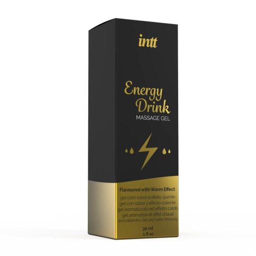 MASSAGE GEL ENERGY DRINK GLASS BOTTLE 30ML + BOX Masszázsgyertya/olaj