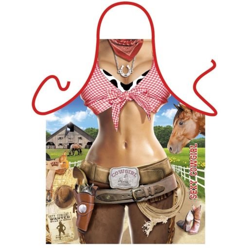 Sexy Cowgirl - Kötény játék és ajándék