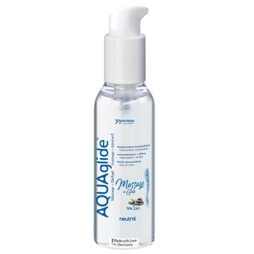 AQUAglide Massage + Glide neutral, 200 ml Vízbázisú Síkosító