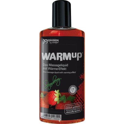 WARMup Strawberry (Erdbeer), 150 ml Masszázsgyertya/olaj