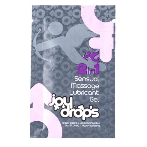 2 in 1 Sensual Massage Lubricant Gel - 5ml sachet Vízbázisú Síkosító