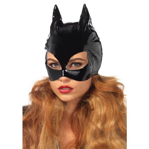 Vinyl Cat Woman Mask Masz/Szemkötő/Fejfedő