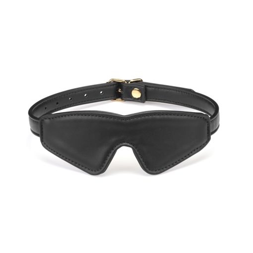 Black Organosilicon Blindfold Masz/Szemkötő/Fejfedő