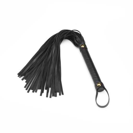 Black Organosilicon Flogger Korbács/Pálca/Paskoló