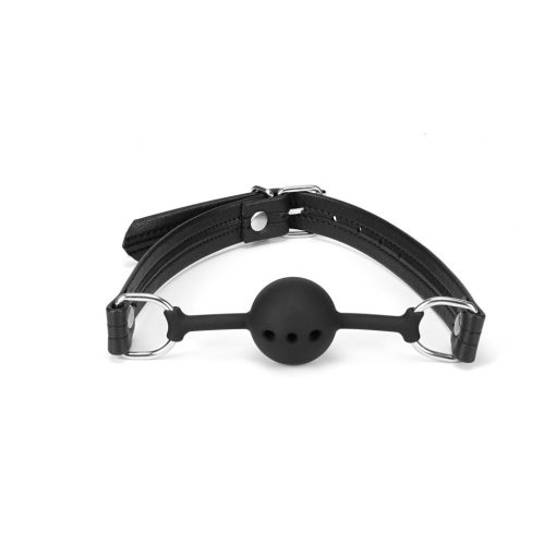 Black Bond Ball Gag Szájpöcök